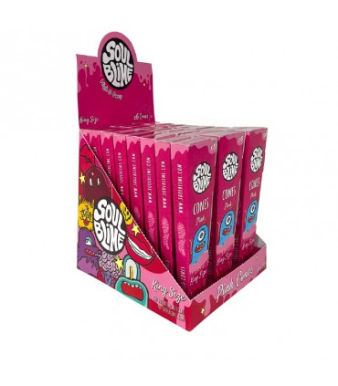 SOULBLIME CONOS PINK KING SIZE 24UDS