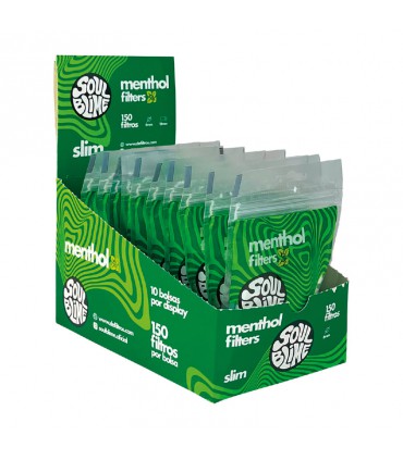 SOULBLIME FILTRO SLIM MENTA 10UDS