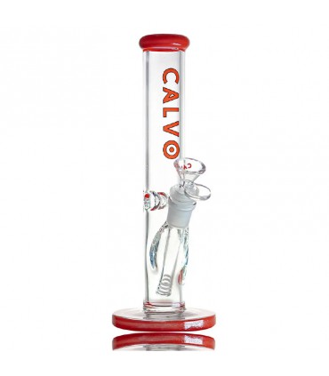 STRAIGHT TUBE AMERICAN RED CALVO GLASS