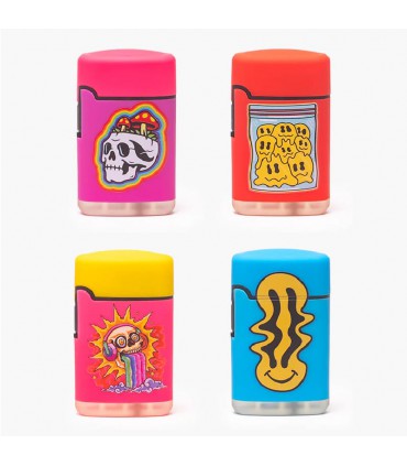 CLASSIC RUBBER PSYCHEDELIC LIGHTER 4 DISEÑOS SPECI