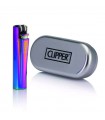 ENCENDEDORES CLIPPER METALICO ICY 12UDS