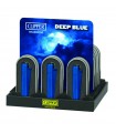 ENCENDEDORES CLIPPER METALICO DEEP BLUE 12UDS