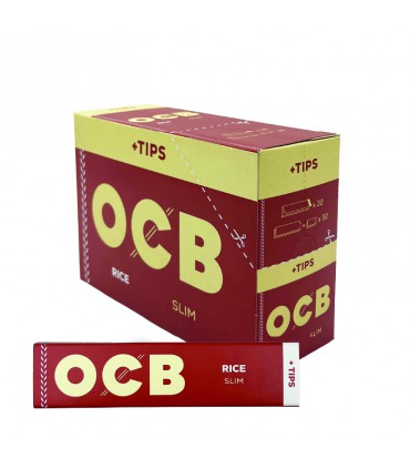 OCB PAPEL + TIPS RICE SLIM 32UDS