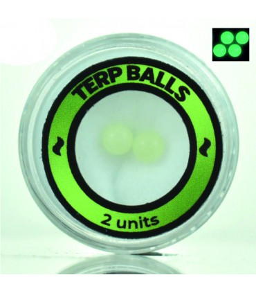 LUMINOUS TERP BALLS 4MM GREEN CALVO GLASS