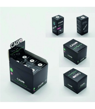 BOQUILLAS DE CARBON ACTIVO BLACK 6UDS CALVO GLASS