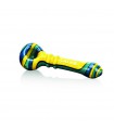 UNIQUE SPOON PIPE YELLOW CALVO GLASS