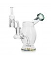 WAX SET-BUBBLE RIG TEAL+BANGER+CARB CAP CALVO GLAS