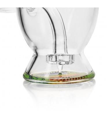 WAX SET-BUBBLE RIG TEAL+BANGER+CARB CAP CALVO GLAS