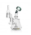 WAX SET TEAL-DAB RIG+BANGER+CARB CAP CALVO GLASS
