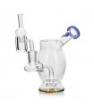 WAX SET-BUBBLE RIG JADE BLUE+BANGER+CARB CAP CALVO