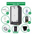 KIT INDOOR GH 100X100X200CM SOLUX 340W
