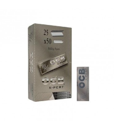 OCB PAPEL X-PERT EXTRA FINO 1 1/4 25UDS
