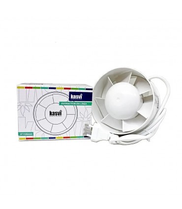 EXTRACTOR EN LINEA 125MM KASVI