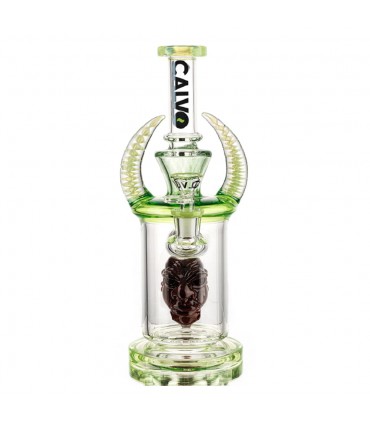 SPACE OPERA WATERPIPE GREEN 30CM CALVO GLASS