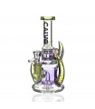 FOUR HORN RIG PURPLE 20CM CALVO GLASS