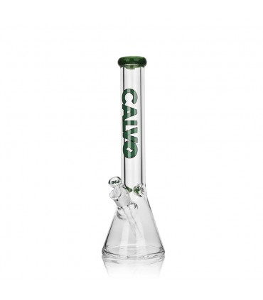 BEAKER 40CM 9MM PREMIUM GREEN CALVO GLASS