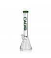 BEAKER 40CM 9MM PREMIUM GREEN CALVO GLASS