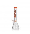 BEAKER 35CM 9MM PREMIUM ORANGE CALVO GLASS