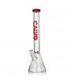 BEAKER 45CM 9MM PREMIUM RED CALVO GLASS
