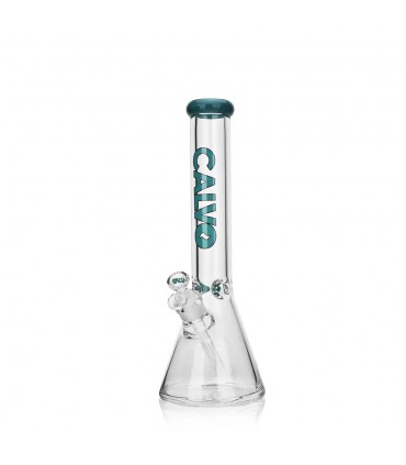 BEAKER 35CM 9MM PREMIUM BLUE CALVO GLASS