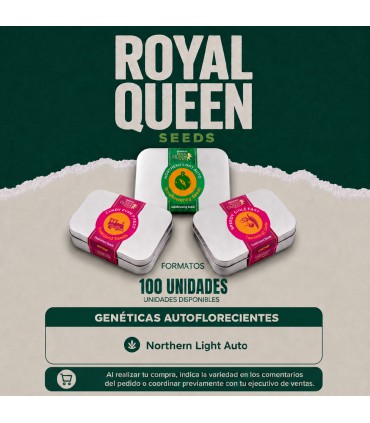 ROYAL QUEEN SEEDS VARIEDADES 100UDS