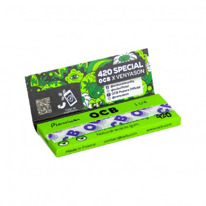 OCB PAPEL PREMIUM NEGRO 1 1/4 25UDS