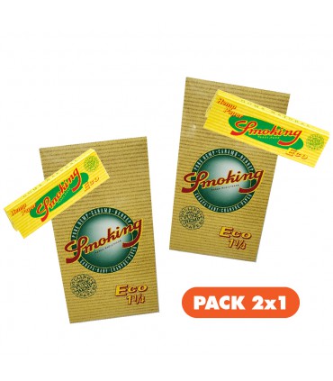 SMOKING PAPEL ECO 1 1/4 25UDS PROMO 2X1