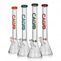 BEAKER 45CM 9MM PREMIUM BLUE CALVO GLASS