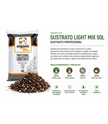 LIGHT MIX 50LT ORGANIC LIFE