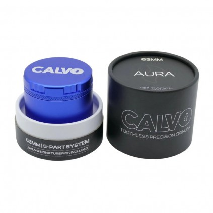 MOLEDOR AURA NON TEETH 63MM BLUE CALVO GLASS