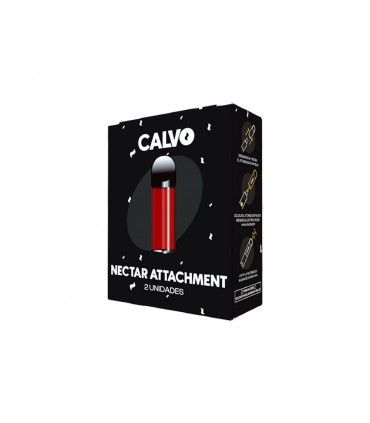 WAX PEN ATTACHMENT 2UNITS REDBLACK CALVO GLASS
