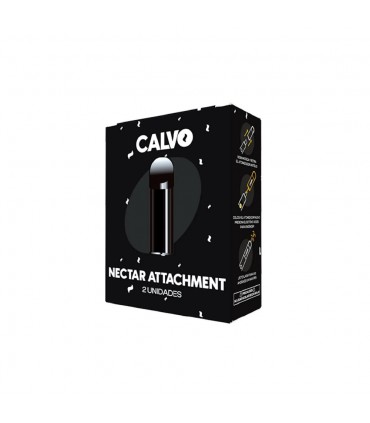 WAX PEN ATTACHMENT 2UNITS BLACK CALVO GLASS
