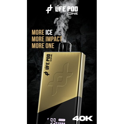 LIFE POD ONE 40000 GOLD WATERMELON BUBBLEGUM 4.5%