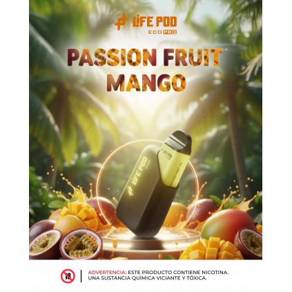 LIFE POD CARTRIDGE 8000 PUFF PASSION FRUIT MANGO