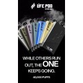 LIFE POD ONE 40000 CARBON BLACK MENTHOL 4.5%