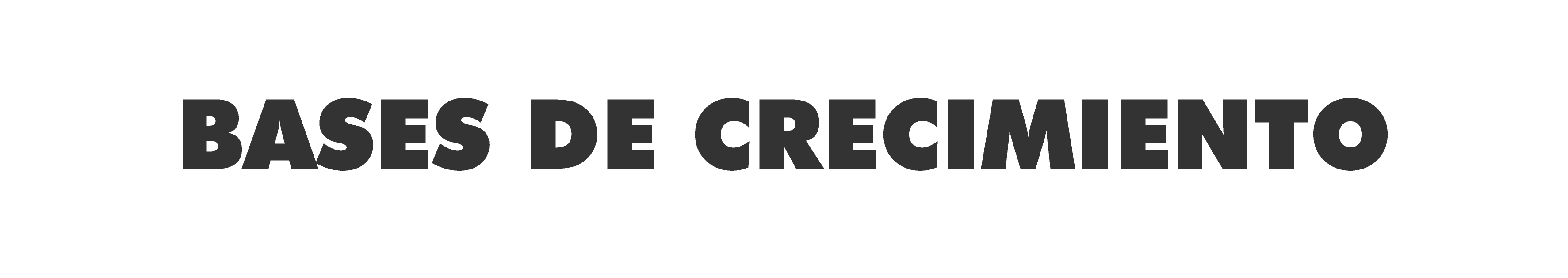 BASE DE CRECIMIENTO