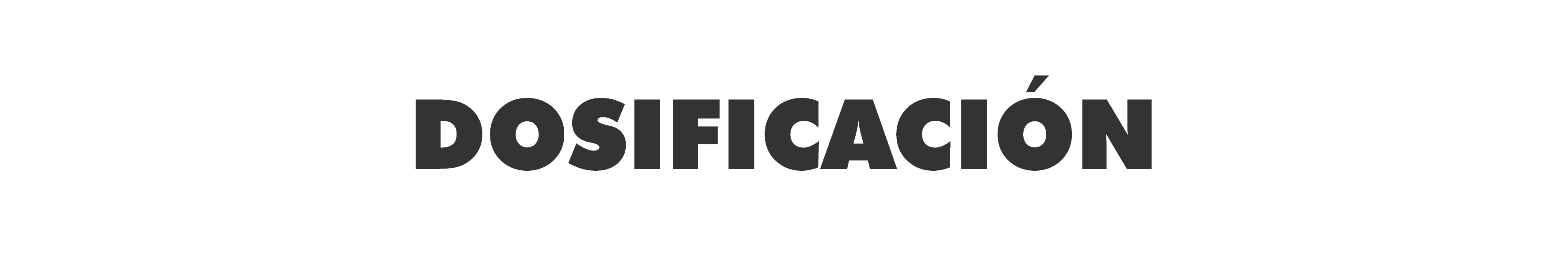 DOSIFICACION