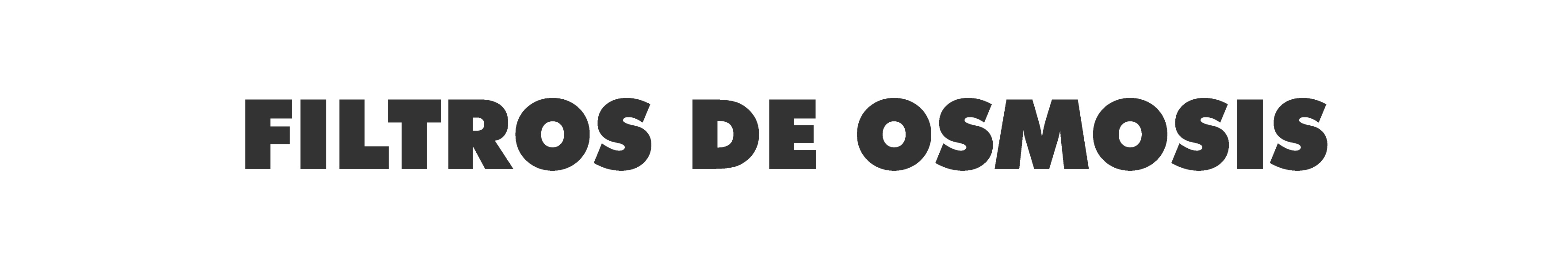  FILTROS DE OSMOSIS