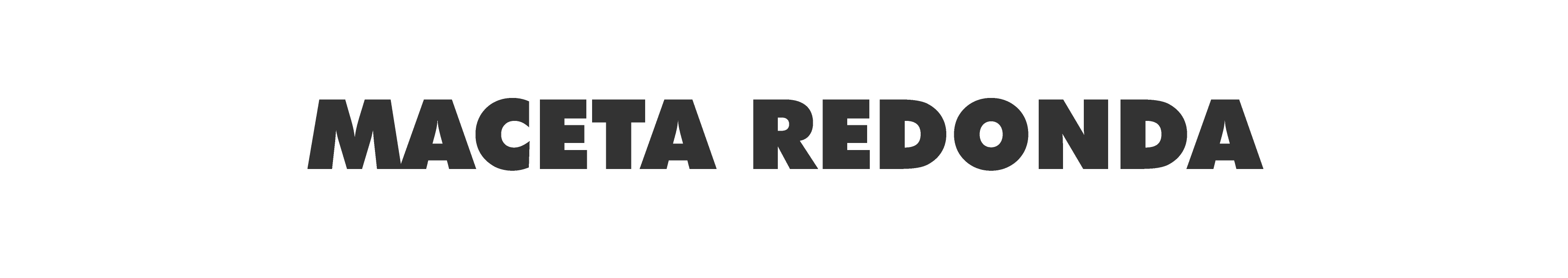 MACETA REDONDA